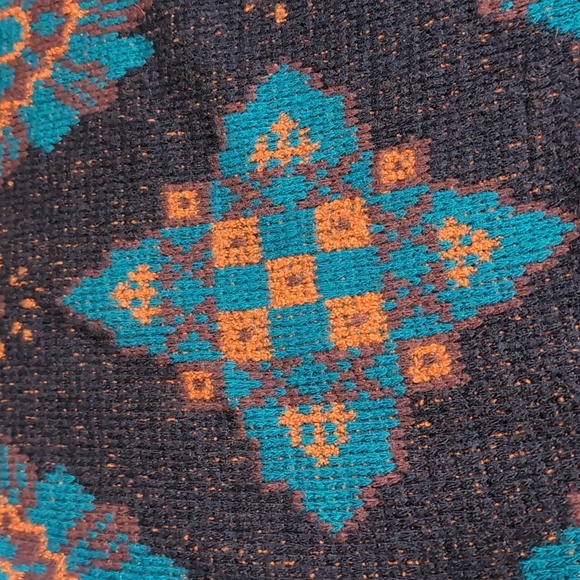 Vintage Warren Scott Wool Blend Crewneck Old Man Sweater Size Large Patterned - Picture 9 of 11